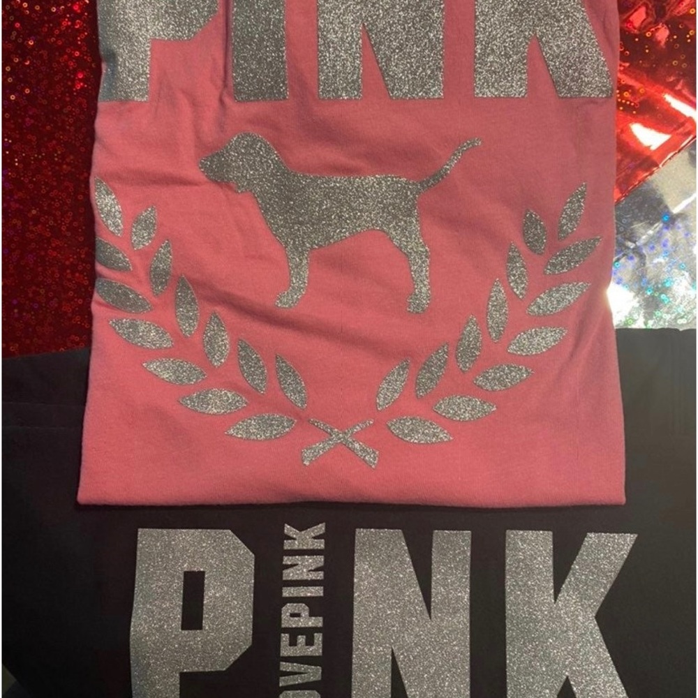 COPY - VS PINK Shine and Sparkle leggings/top set!